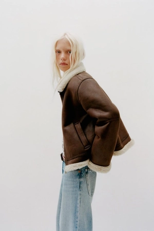 Лучшие дубленки Zara этой зимы | Новости сайта